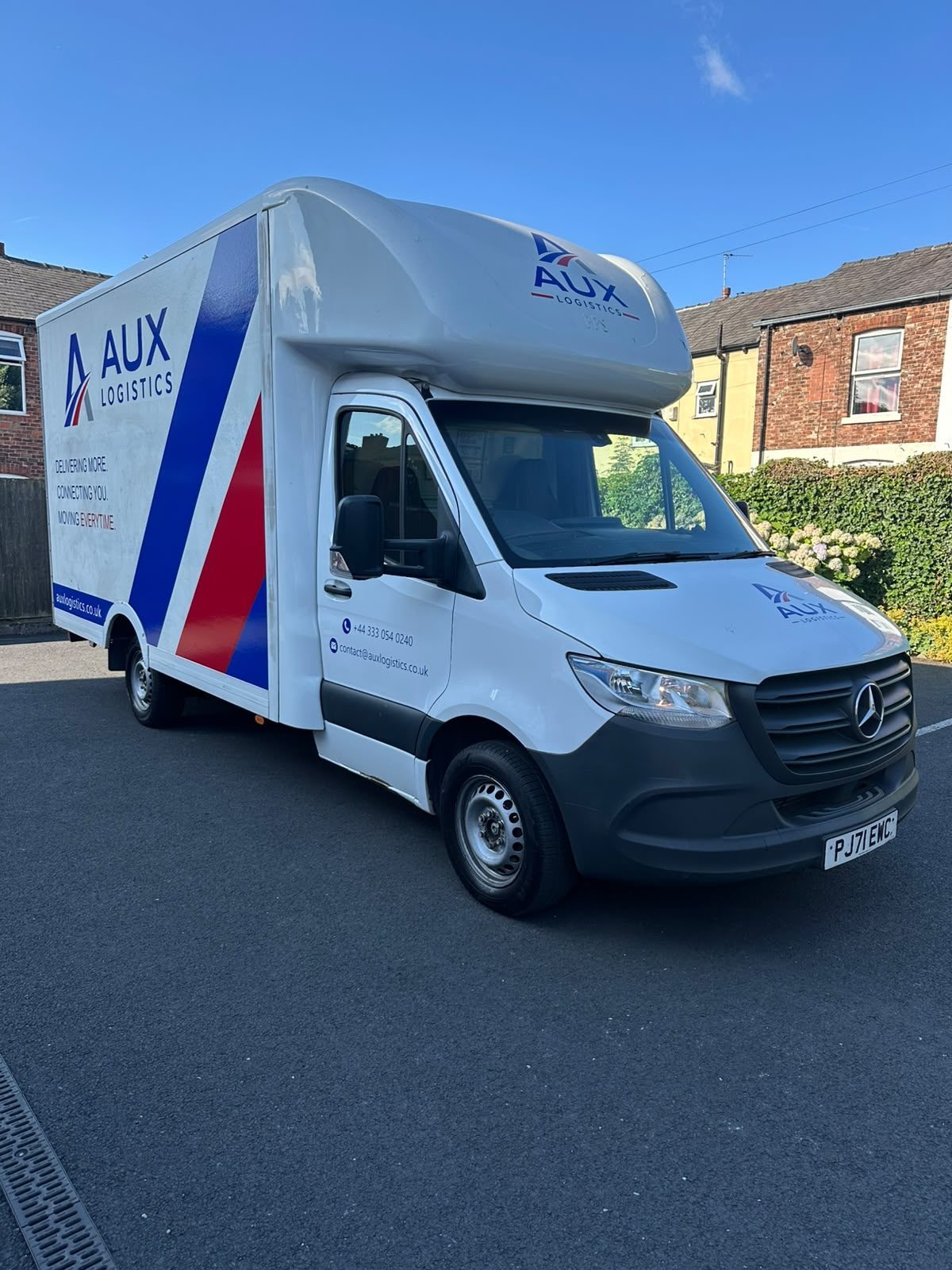 AUX Logistics Fleet — Small Van, Medium Panel Van and Large Panel Van
