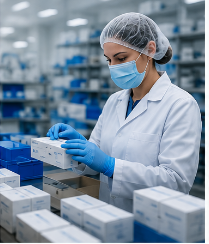 Pharmaceutical logistics storage and handling